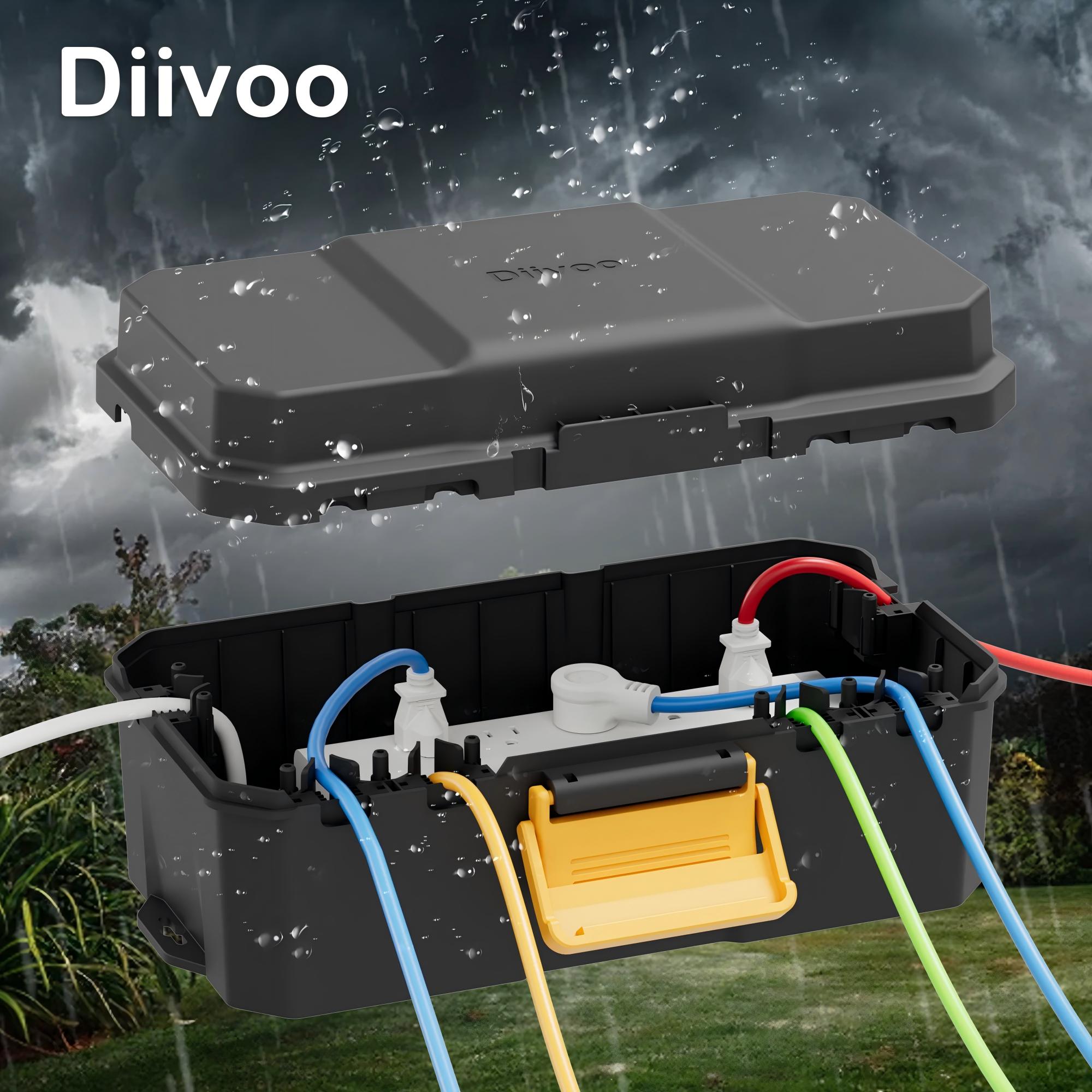 Power Tools Extension - Diivoo caixa elétrica à prova d'água,