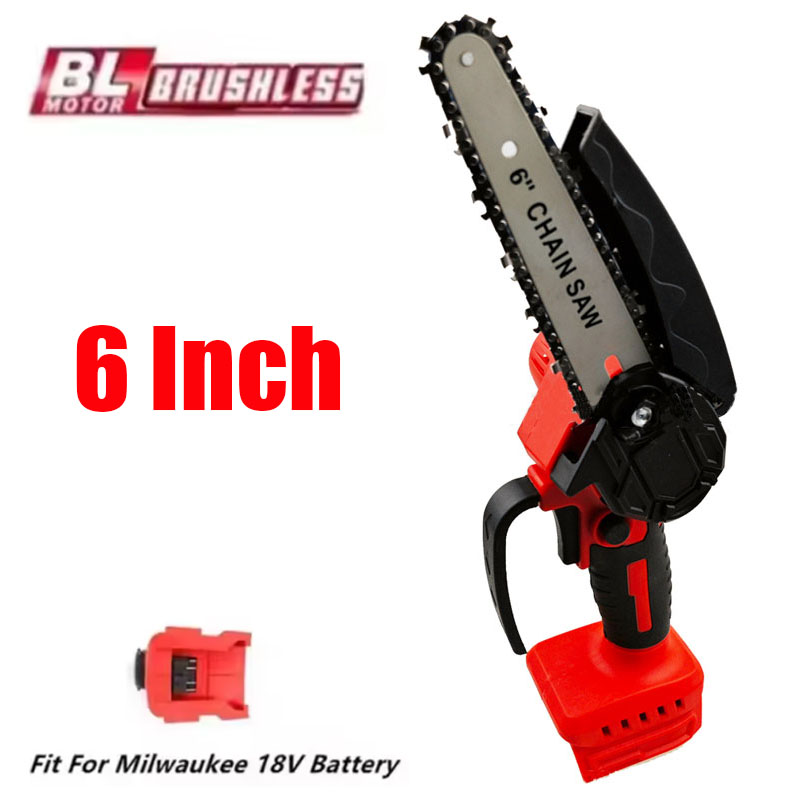 Power Tools Red - Apto para milwaukee 18v bateria motosserra