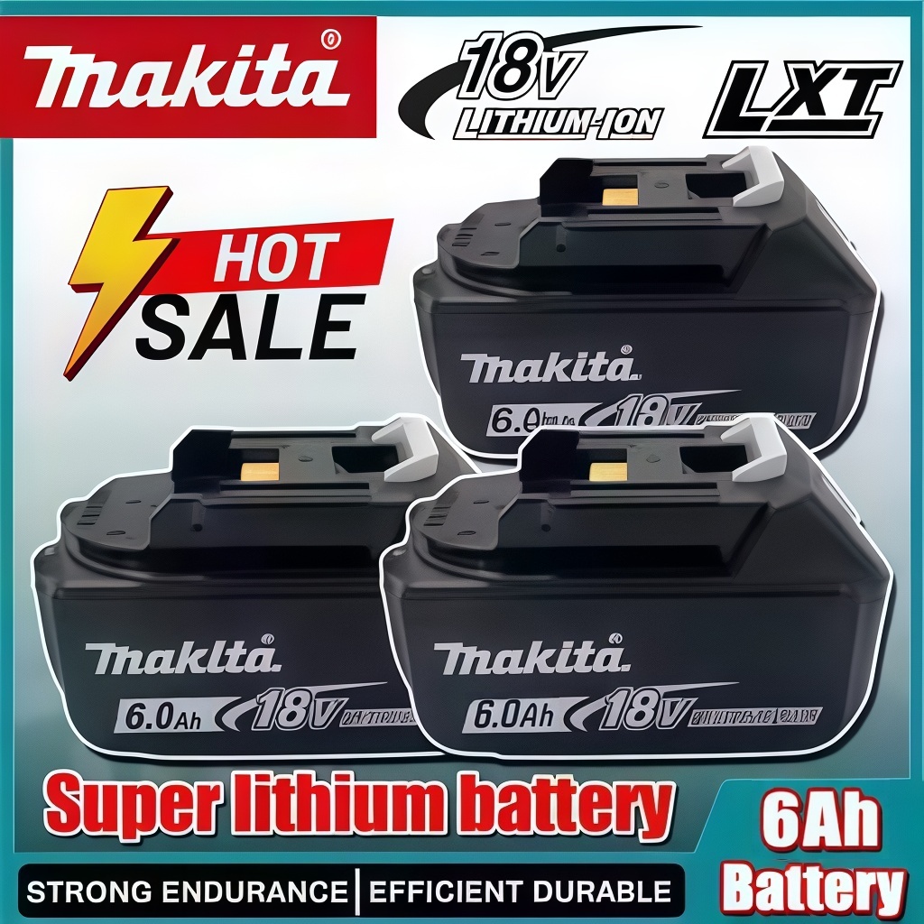 Power Tools Lowes - Bateria genuína Makita 18V 6Ah com