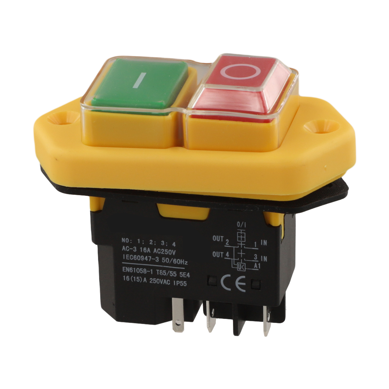Power Tools Red - Interruptor de Botão de Pressão KlD-28A