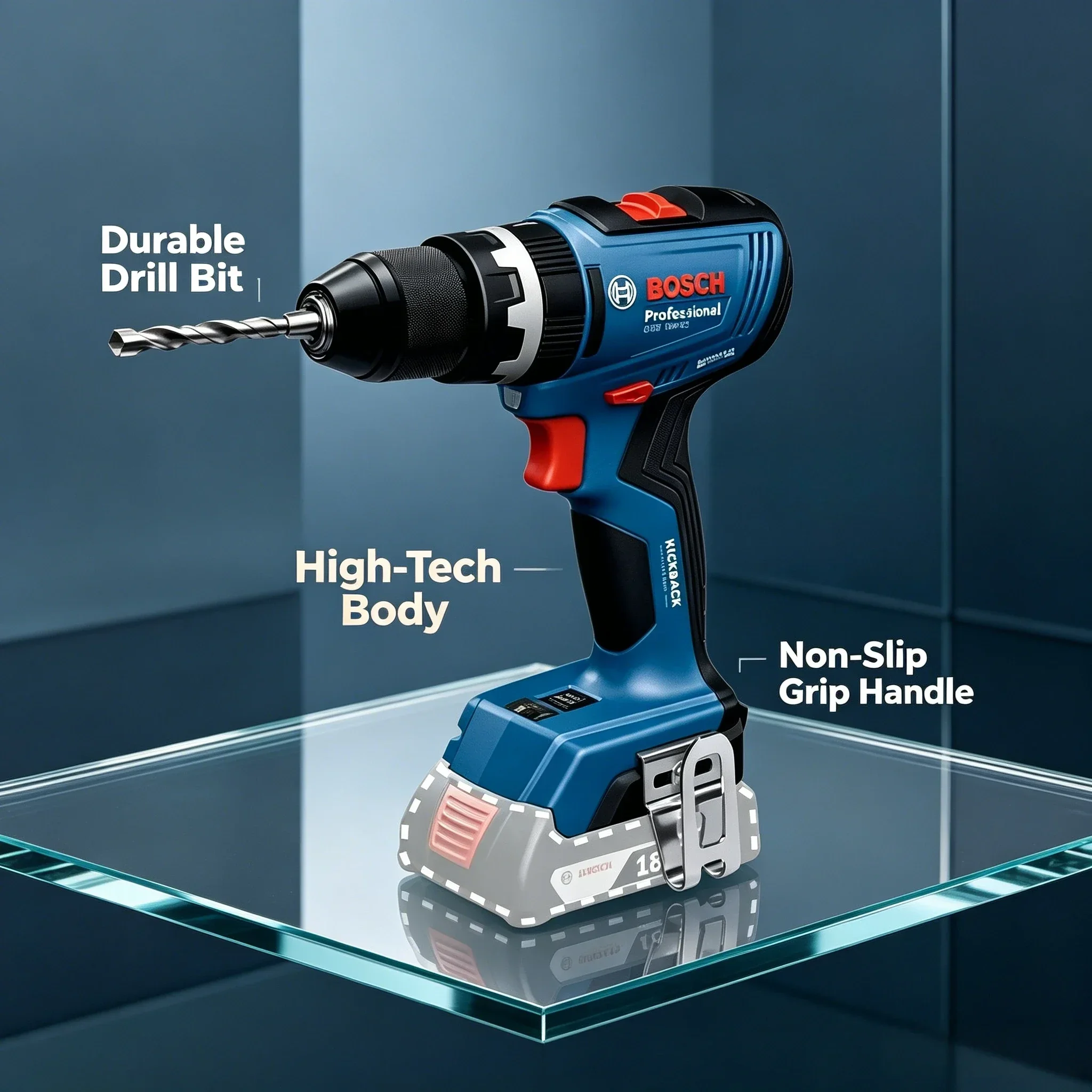 Cordless Drill Driver - Bosch GSB 18V-65 Professional, Kit de
