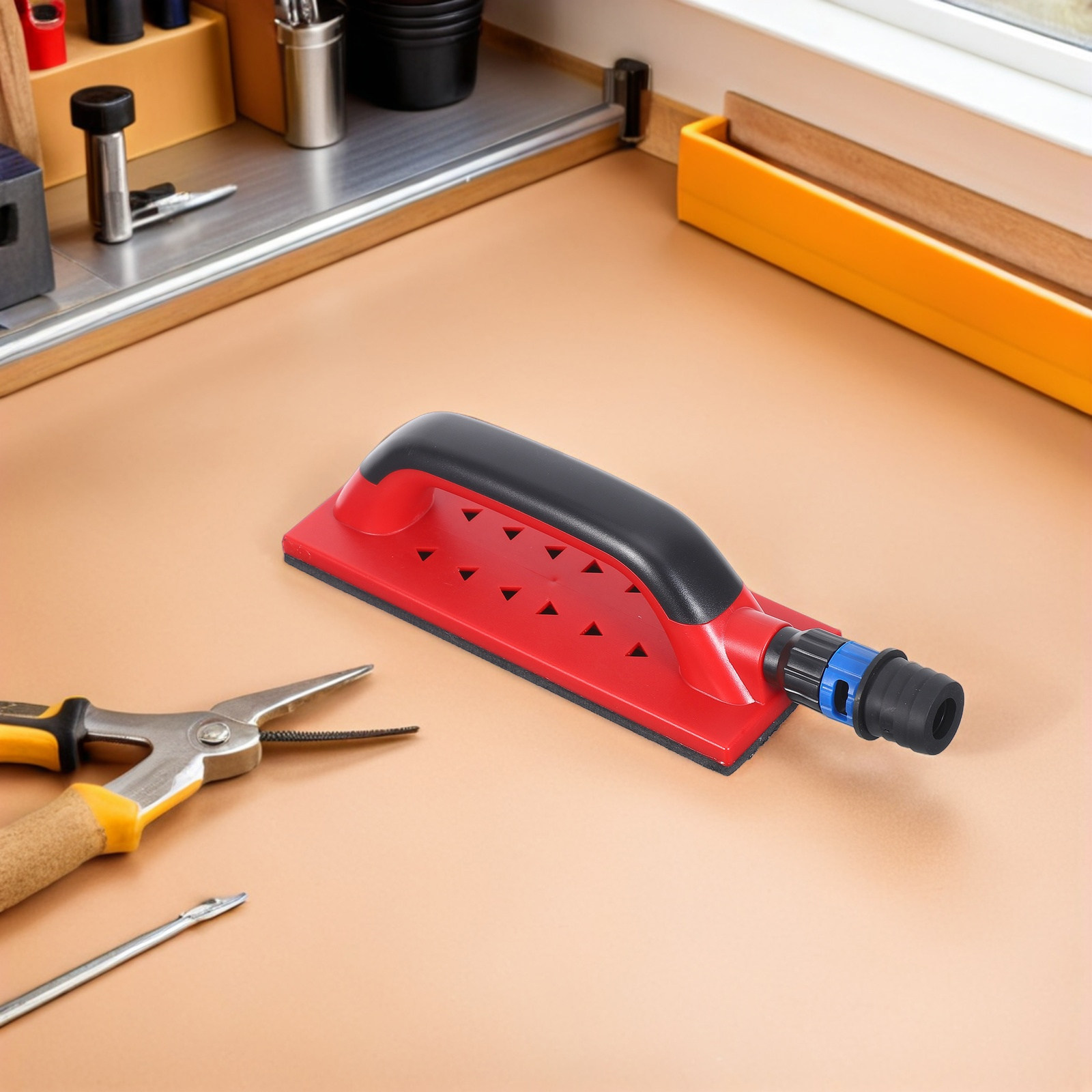 Power Tools And Hand Tools - Bloco de Lixa com Design Quadrado,