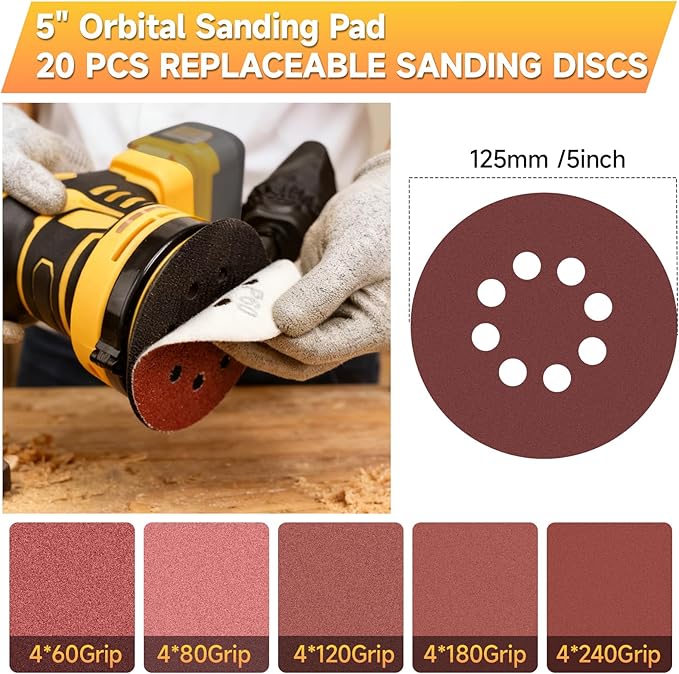 Lixadeira Orbital Elétrica 125 - Power Tools Red avaliação e preço