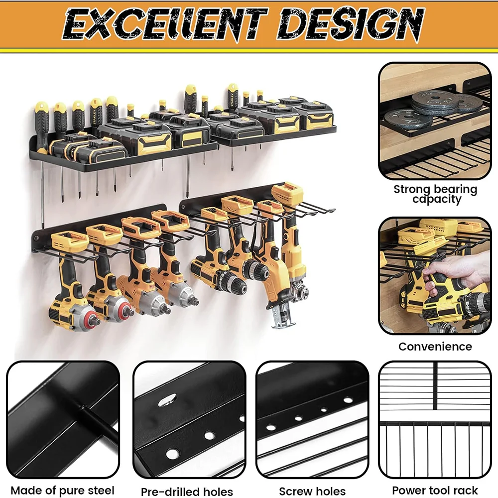 Suporte de montagem na parede  - Power Tools On Pegboard avaliação e preço